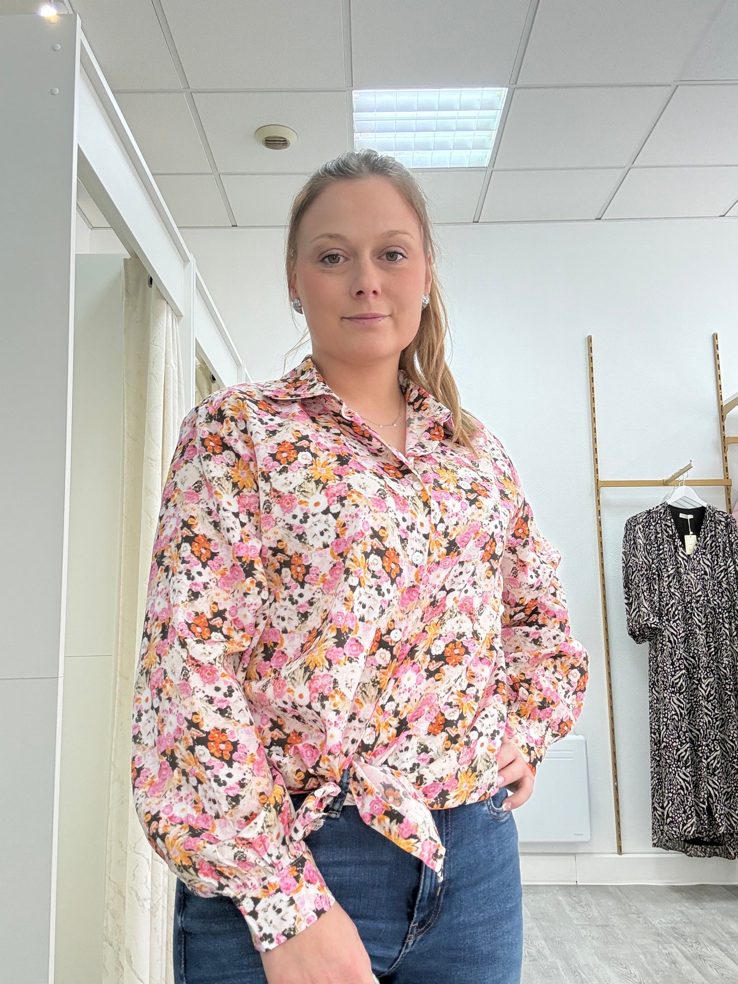 Blouse fleurie