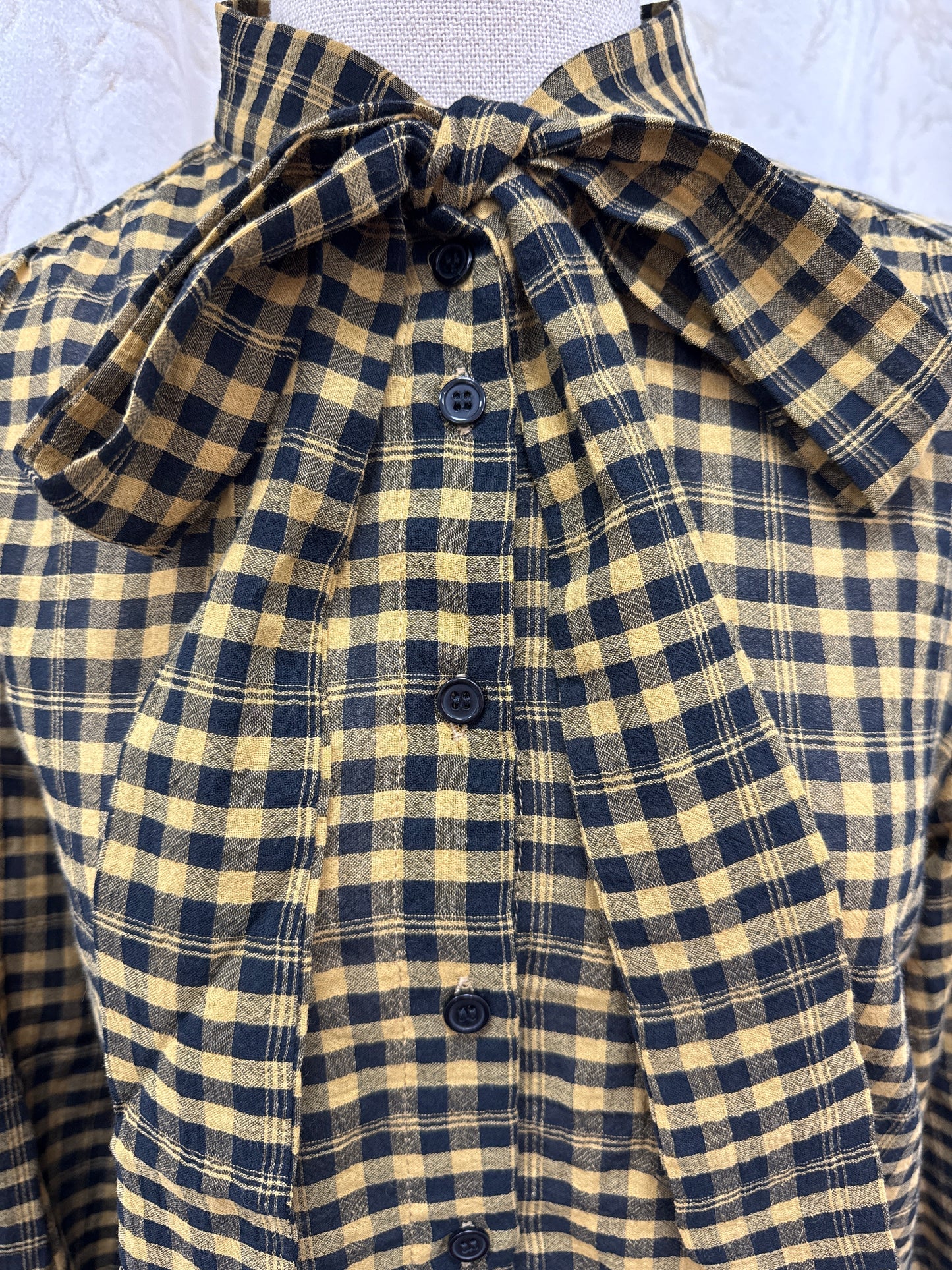 Blouse à carreaux