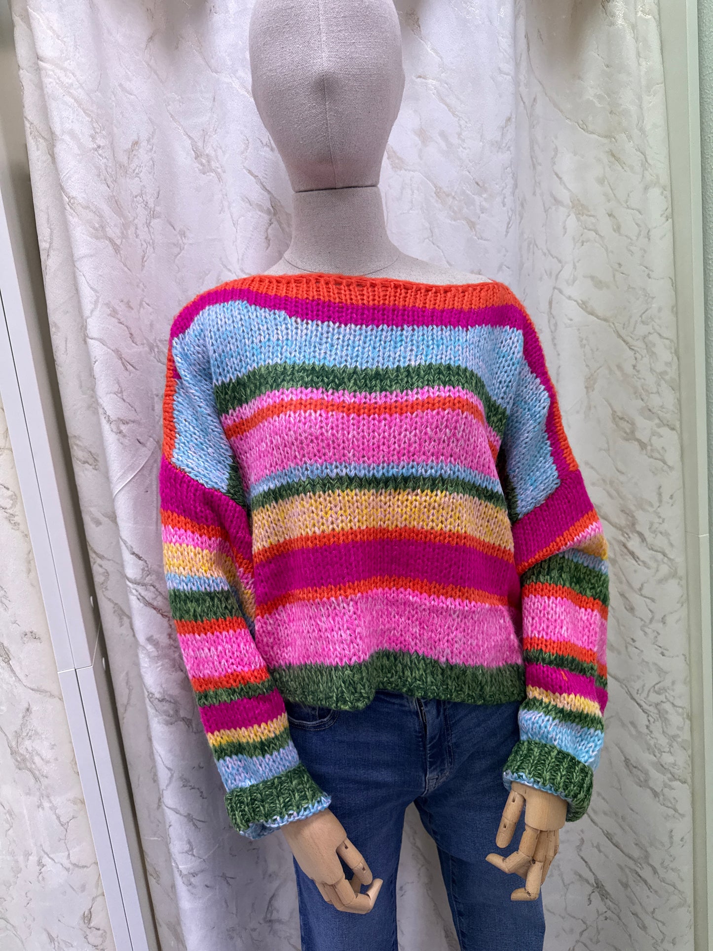 Pull multicolore