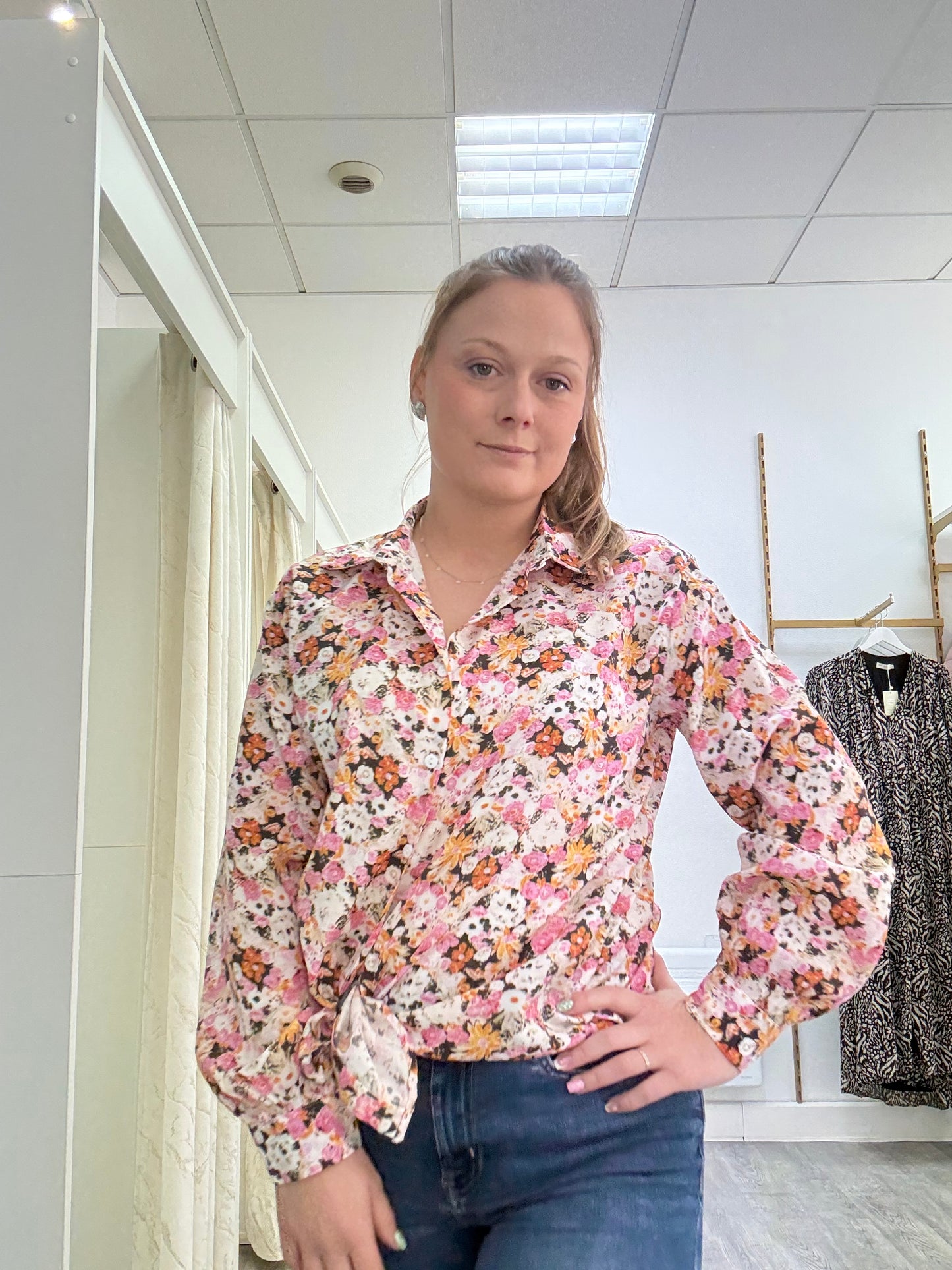 Blouse fleurie