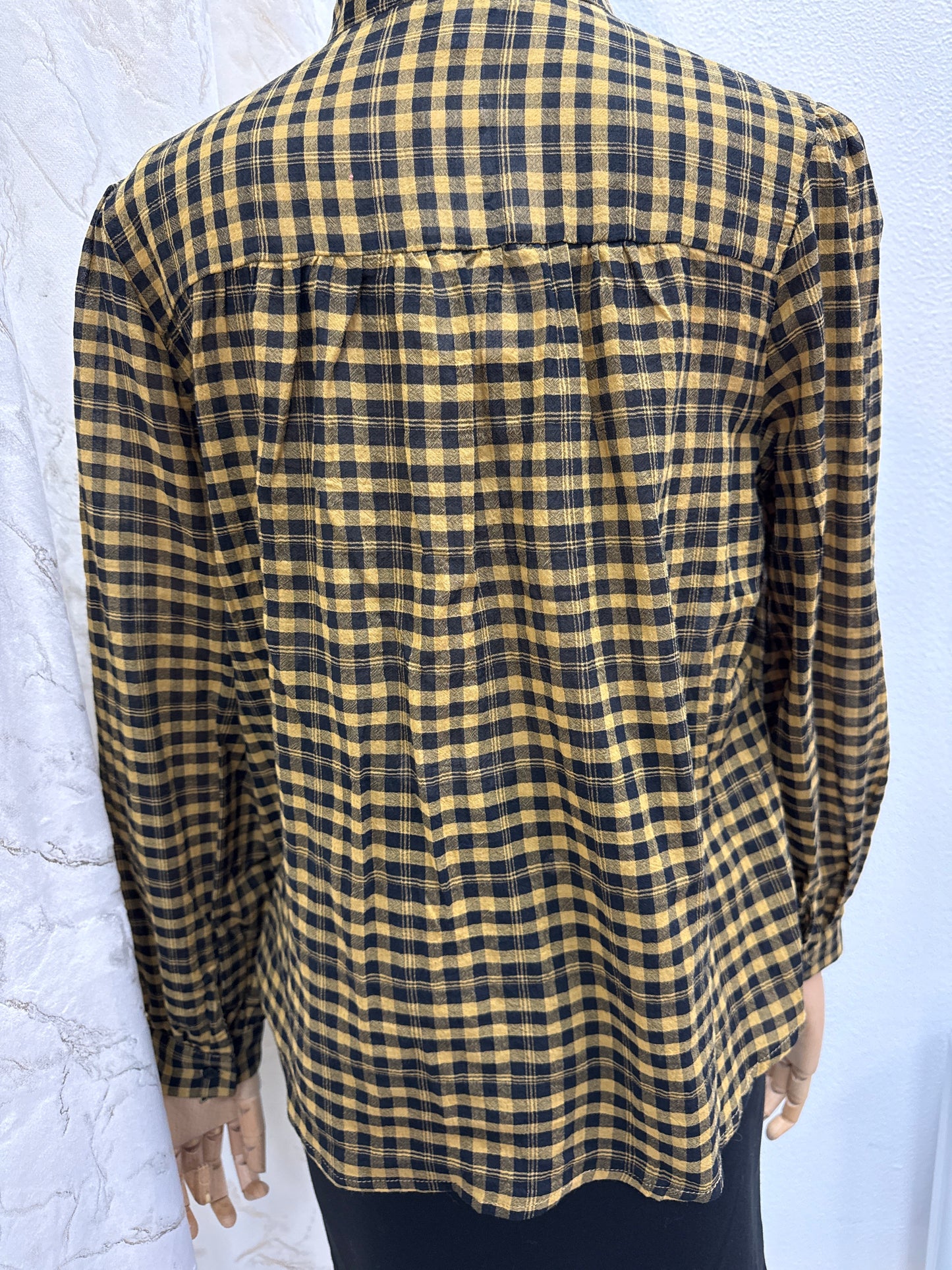 Blouse à carreaux