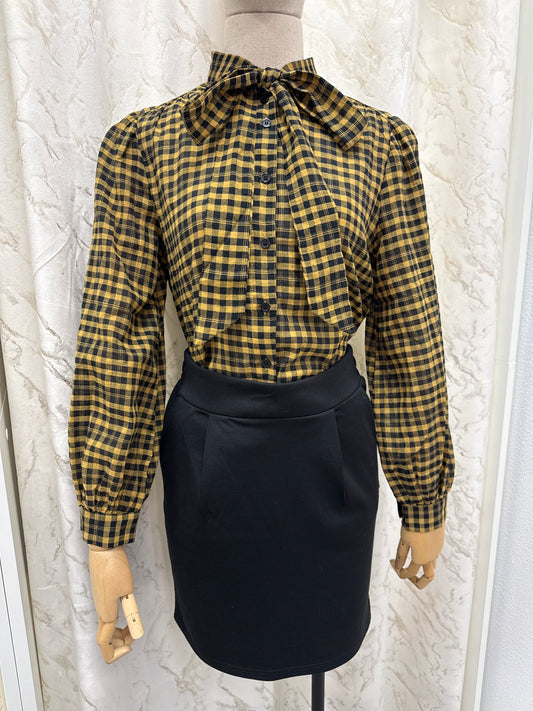Blouse à carreaux