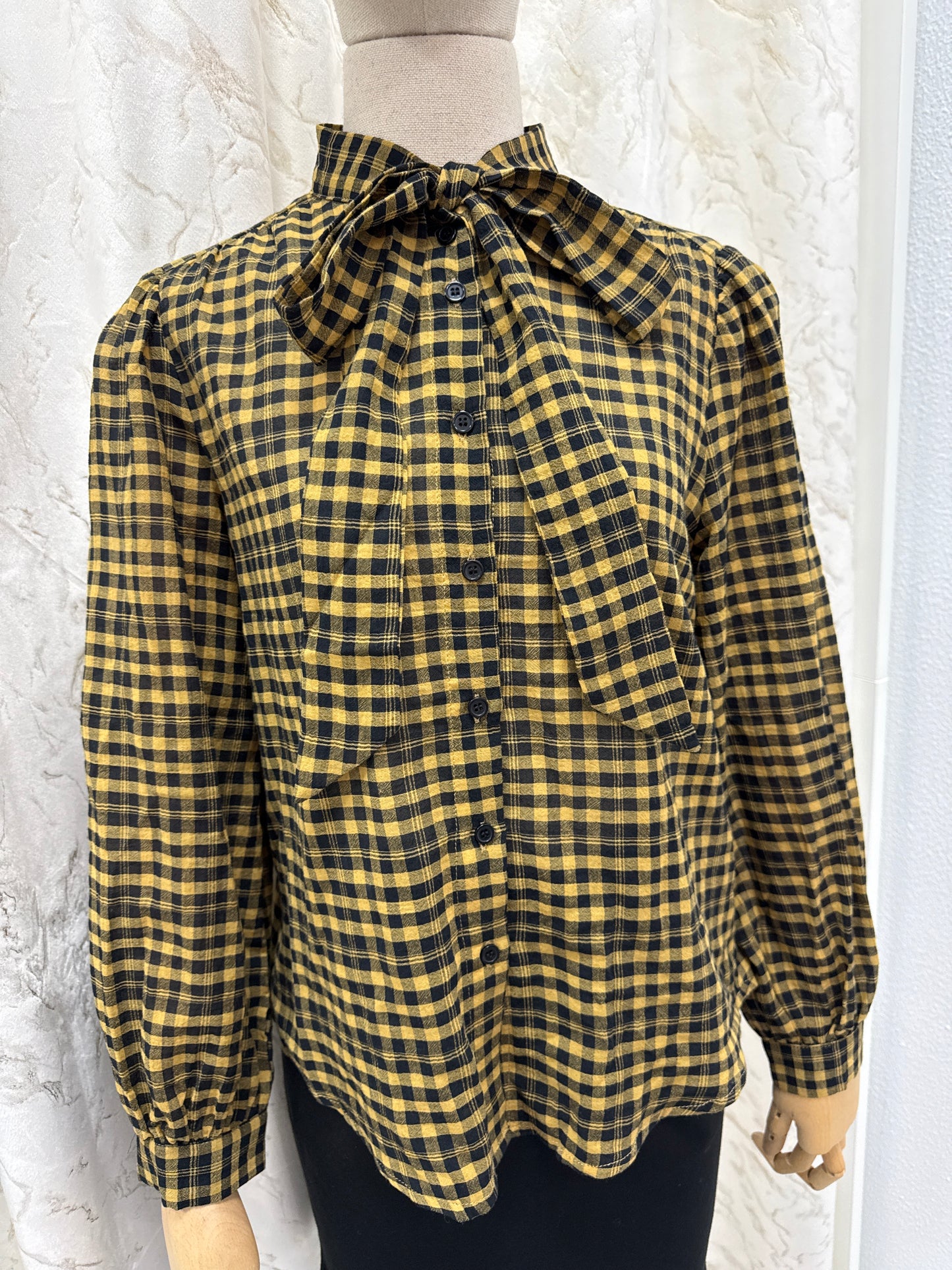 Blouse à carreaux