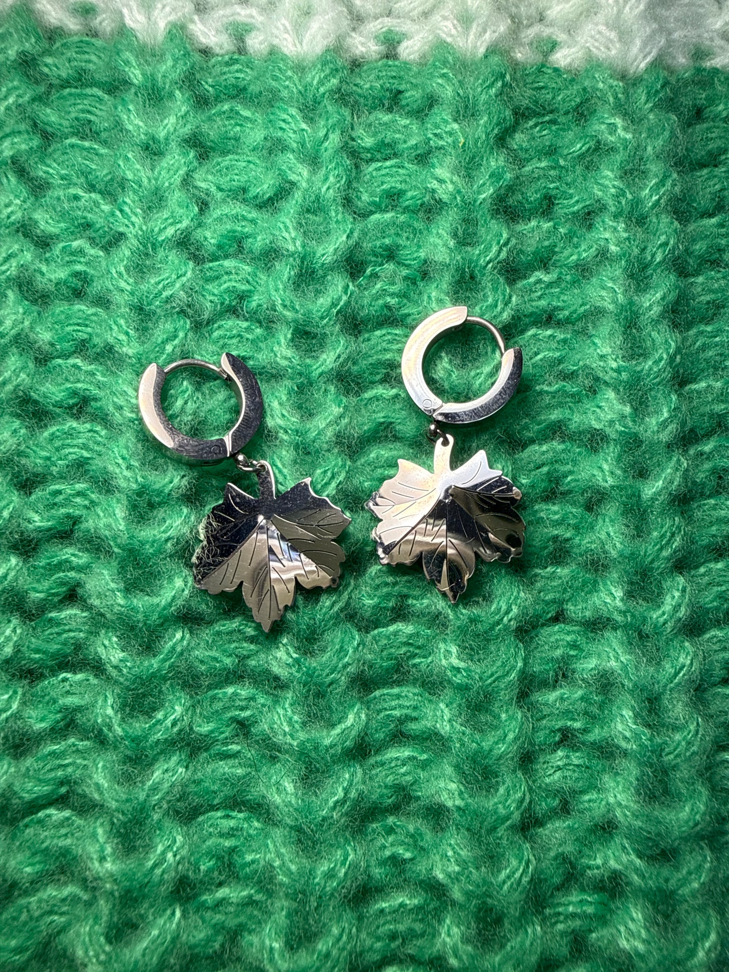 Boucles d’oreilles feuilles