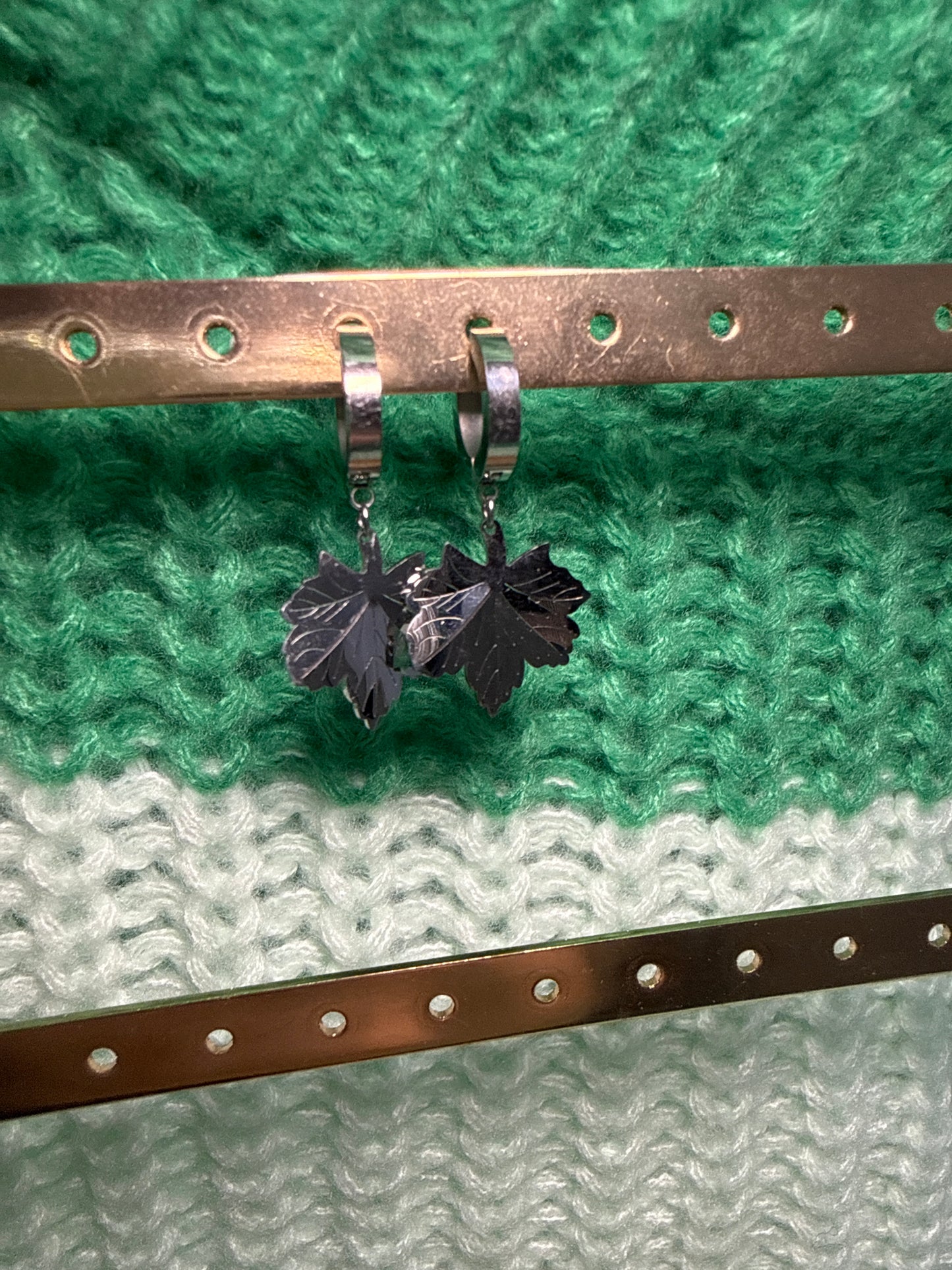 Boucles d’oreilles feuilles