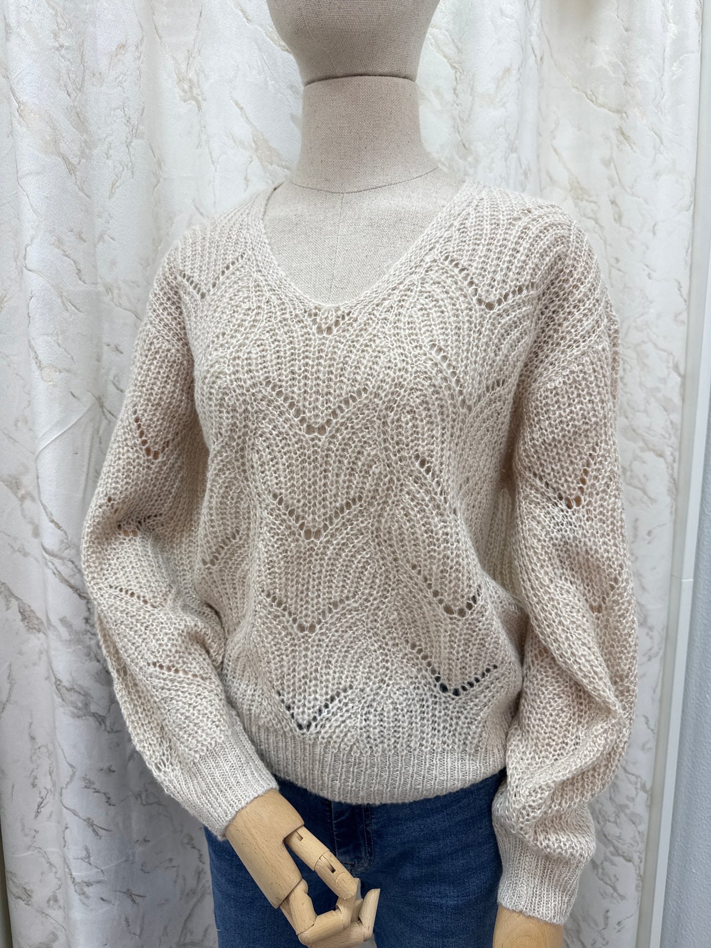 Pull fines mailles